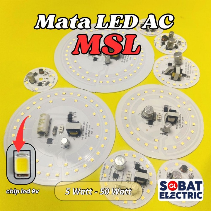 PCB LED AC MSL All Watt